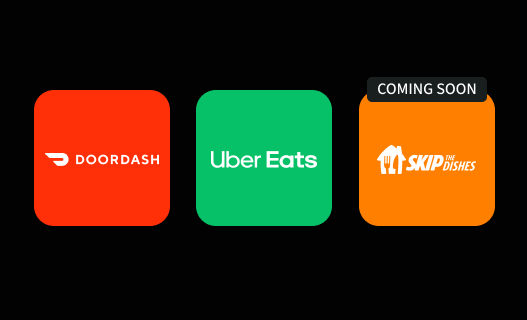 Delivery services like Doordash, Uber Eats and SkiTheDishes